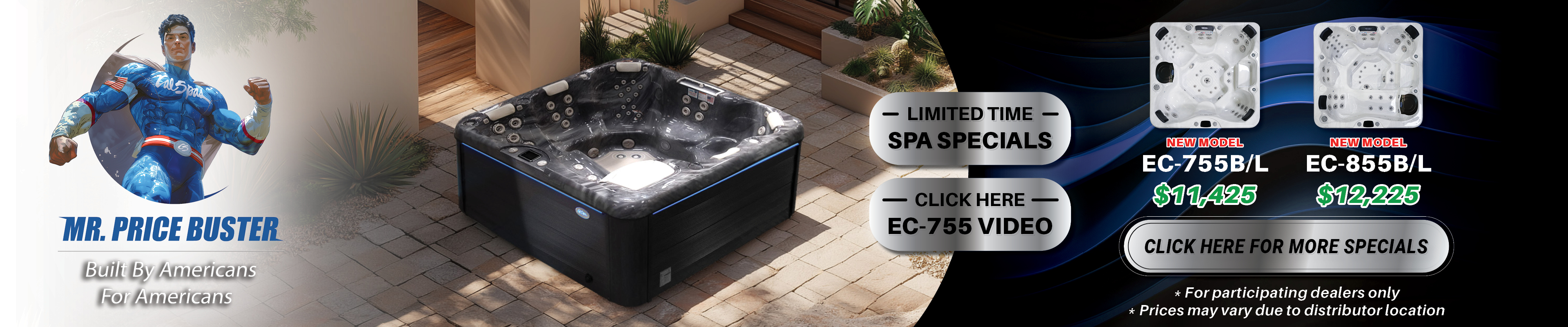 Calspas hot tub being used in a family setting - Bainbridge